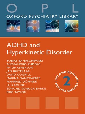 cover image of ADHD and Hyperkinetic Disorder